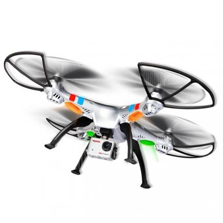 SYMA X8G Headless Mode 2.4G 4.5 Channel Remote Control Quadcopter with HD 8.0MP Camera 6 Axis Gyro 3D Roll Stumbling UFO