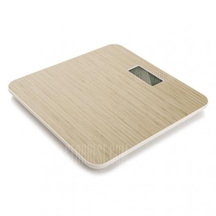 YESHM YHB1447 Wooden Grain Shape Body Fat Scales