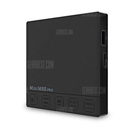 Mini M8S Pro TV Box 3GB DDR4 + 32GB eMMC