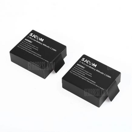 Original SJCAM 2PCS 3.7V 900mAh Backup Battery