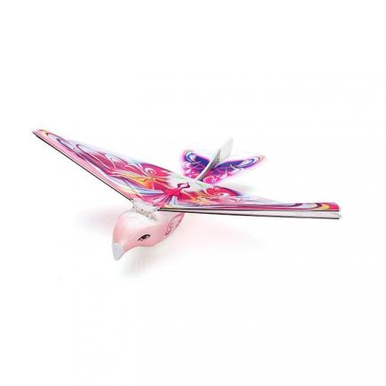 Taibao Flapping Wing RC Aircraft 2.4GHz 2CH RTF Version Bird Design -  Pink