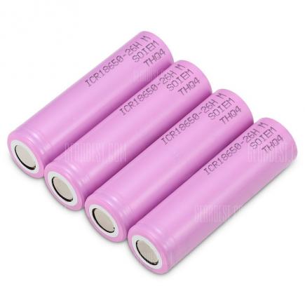 ICR18650 - 26HM Rechargeable Lithium-ion Battery