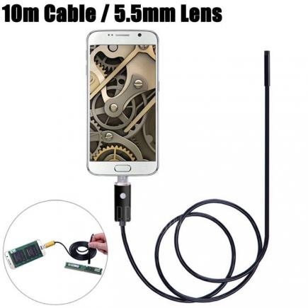 NV99-B10-5.5 2 in 1 5.5mm Lens Android PC Endoscope