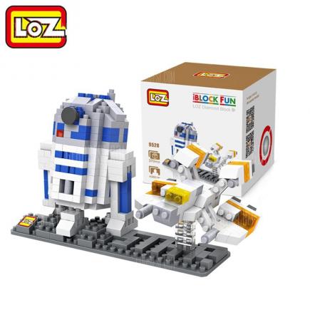 LOZ 370Pcs R2 - D2 Astronaut Robot IQ Training Family Game Perfect Gift