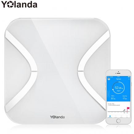 Yolanda Mini Bluetooth 4.0 Smart BMI Body Weight Fat Scale