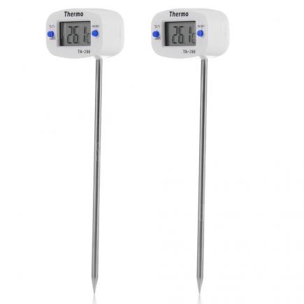 TA - 288 2PCS LCD Digital Thermometer Cooking Tool