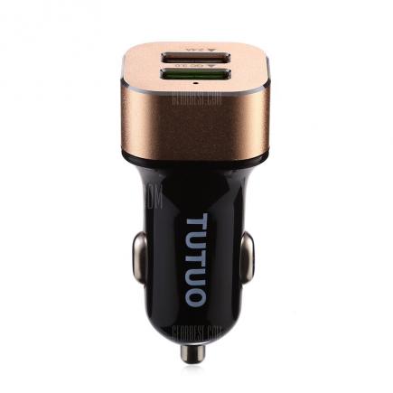 TUTUO QC 3.0 - 114 Dual USB Ports Car Charger