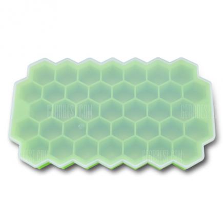 Honeycomb Style Silicone Ice Cake Mold with Lid