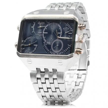 Oulm 3285 3-Movt Big Dial Male Quartz Watch