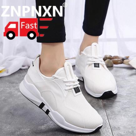 ZNPNXN Wanita Kasual Olahraga Sepatu Modis Wanita Platform Sneakers-Internasional