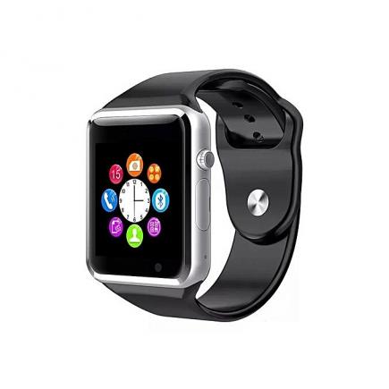 A1 Bluetooth Smart Watch Pedometer With SIM Slot Camera Smartwatch For Android IOS Phone-Black