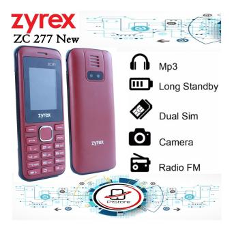 ZYREX New ZC 277 Handphone Dual Sim Kamera Layar 1.77 inchi