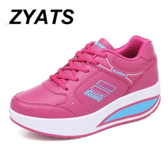 "ZYATS Sepatu Wanita English. Sepatu Boot untuk Wanita, China Sepatu Mode (Merah)"