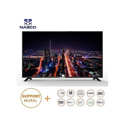 TV LED Full HD 50’’Avec Récepteur Intégré + TNT + SUPPORT MURAL OFFERT