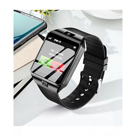 Montre smart watch connectée Bluetooth & carte SIM - Noir