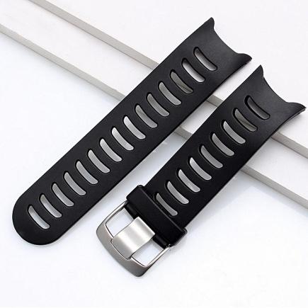 Black Replacement Watch Band Strap & Tool For Garmin Forerunner 610
