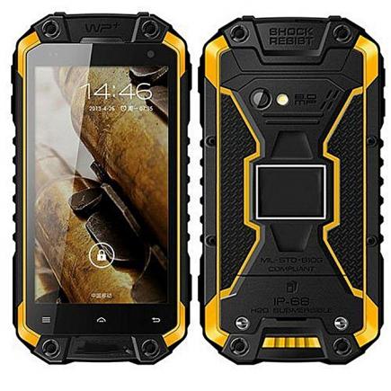 X8G IP68 4.7 Inch 4000mAh 2GB RAM 16GB ROM NFC OTG GPS Dual Sim Card 4G LTE Shockproof Waterproof Smartphone Black/Yellow