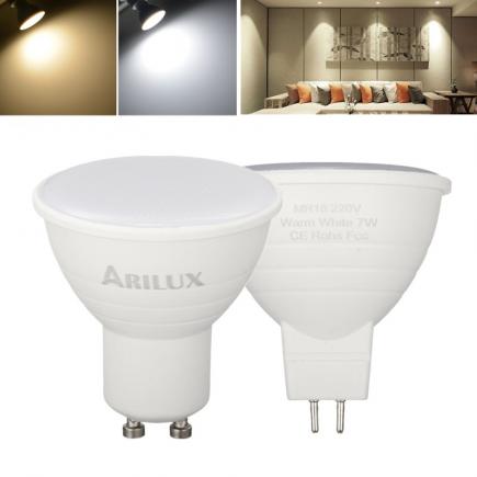 ARILUX® GU10 MR16 6W SMD2835 474LM Pure White Warm White LED Corn Spotlight Bulb for Home AC220V