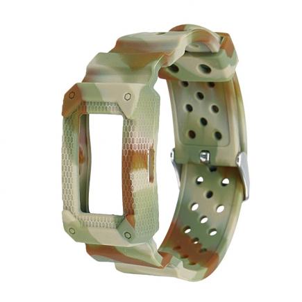 Moretek Band Silicone Watch Strap Bracelet Wristband for Fitbit Charge 2 Army style