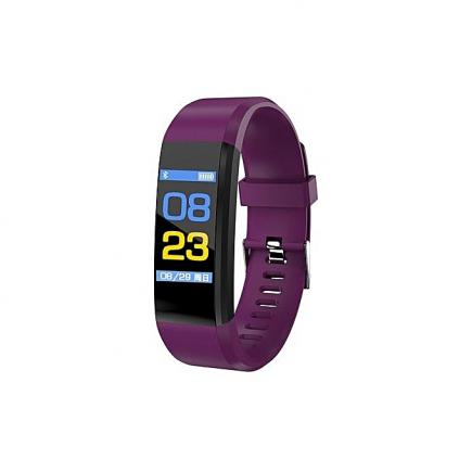 UJ Smart Sports Bracelet ID115 Plus Fitness Tracker Waterproof Wristband-Purple