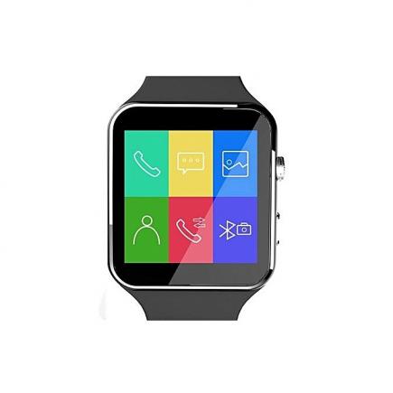 UJ Bluetooth Smart Watch Sleep Monitor Music Player Sport Support SIM Card-black