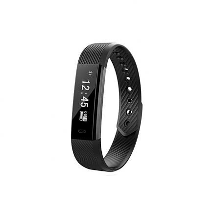 UJ Waterproof Sport Intelligent Wristband Step Pedometer Bracelet Sleep Monitor-black