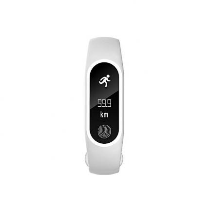 UJ M2 Plus Heart Rate Blood Pressure Wristband Smart Pedometer Band Call Bracelet-white