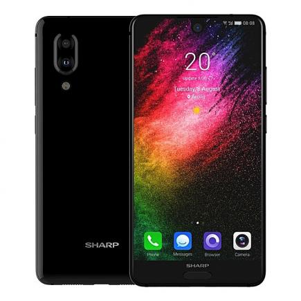 SHARP AQUOS S2 5.5 Inch Dual Rear Camera 4GB RAM 64GB ROM Snapdragon 630 Octa Core 4G Smartphone Black