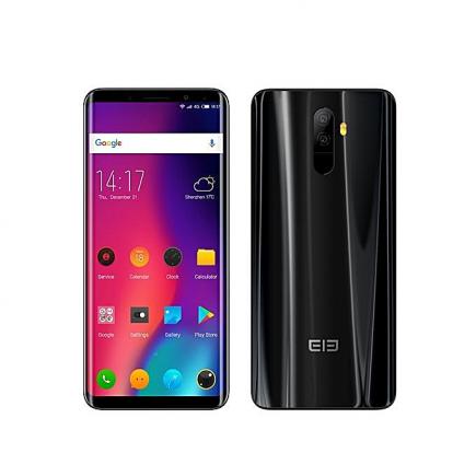 Elephone U Pro 5.99 Inch AMOLED Flexible Curved Display 6GB RAM 128GB ROM Qualcomm Snapdragon 660 2.2GHz Octa Core 4G Smartphone Black