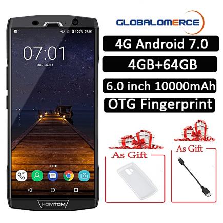 HT70 - 6.0" 4G 10000mAh 4GB/64GB Fingerprint OTG Android 7.0 EU - Black