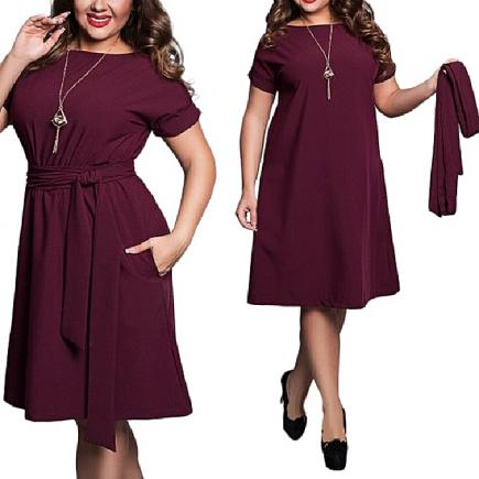 Elegant Sexy Chiffon Summer Women Dresses Big Size Dress 2018 Plus Size Women Clothing L-6xl Dress Casual O-neck Bodycon Dress