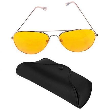 Anti-Glare Night Driving Glasses- Gold