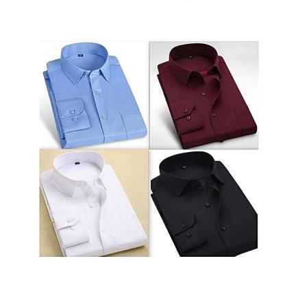 4 In 1 Long Sleeve Shirts For Men - Multi