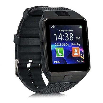 DZ09 SmartWatch Bluetooth Touchscreen SIM Card SmartWatch Phone With Camera / For IPhone Android HTC--Black (1 Unit Per Customer)