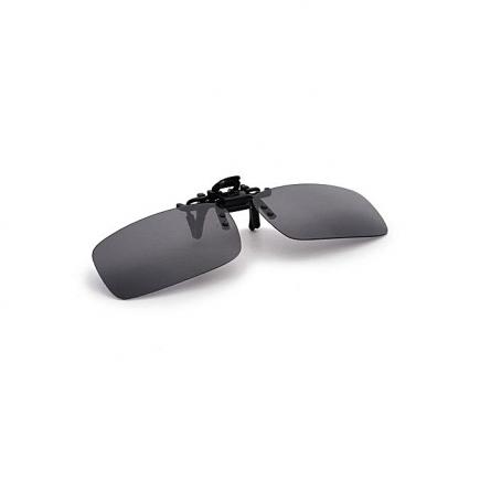 Night Vision Glasses Polarized Driving &Fish Clip On Sunglasses For Metal Frame Grey