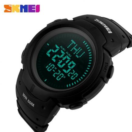 SKMEI Outdoor Chronograph Compass Watch Men Multifunction Waterproof LED Electronic Digital Sports Watches Fashion Wristwatches