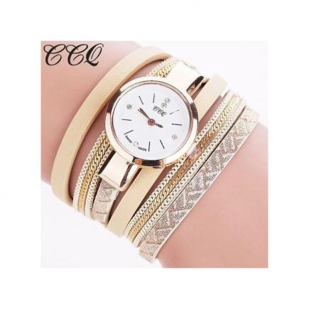 CCQ Women Fashion Casual Analog Quartz Women  Watch Bracelet Watch