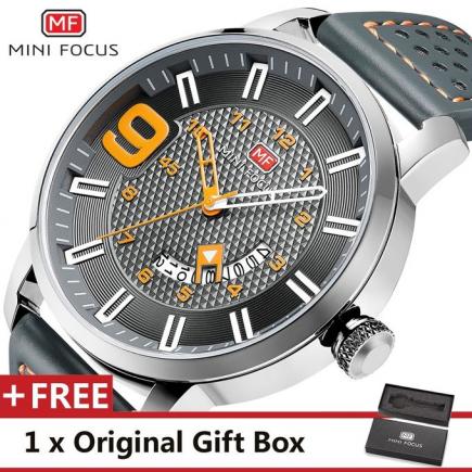 MINI FOCUS Top Luxury Brand Watch Famous Fashion Sports Cool Men Quartz Watches Waterproof Wristwatch For Male MF0154G