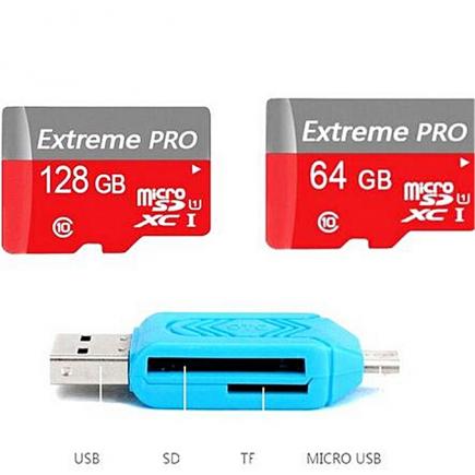 128GB TF Card  Micro SD Card Memory Card Include Card Reader 