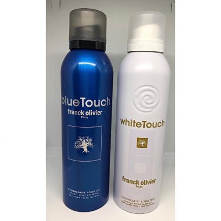 Blue Touch EDT For Men - 200ml Deodorant & White Touch For Women 200ml Deodorant