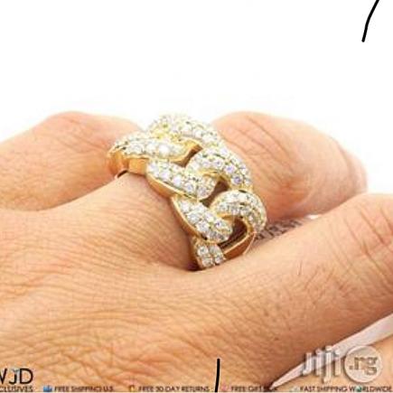 Exclusive Ice Cuban GOLD RING