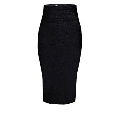 Midi Pencil Skirt - Black