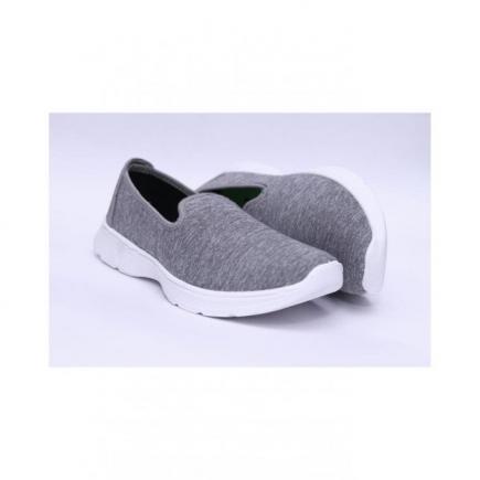 Canvas Slip-On Sneakers - Grey