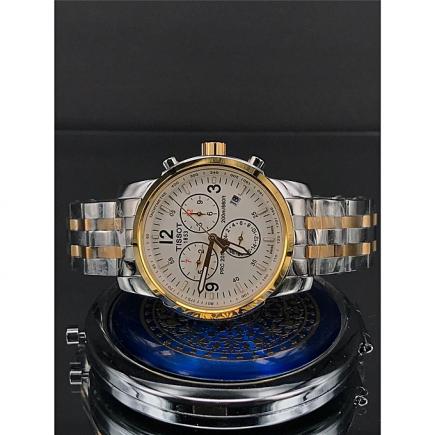 Premium Quality Tissot T014 Men's PRC 200 Automatic Chronograph Mechanical Steel Watch