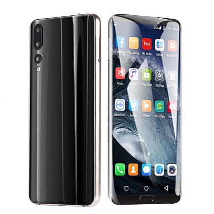 P20 Pro 6.1-Inch MTK6580A Quad Core (4GB RAM, 64GB ROM) Android 8.1 Oreo, Dual SIM 3G Smartphone - Black