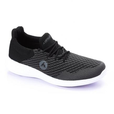 Lace Up Sportive Kids Sneakers - Black