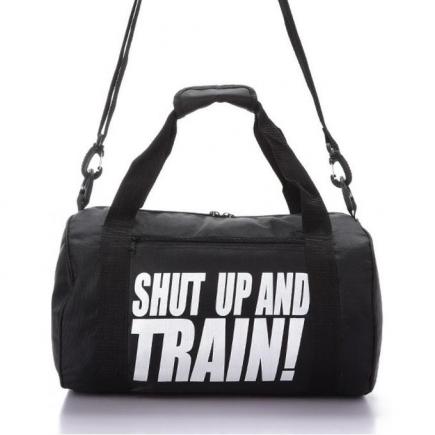 Shut Up And Train Gym Bag - Black