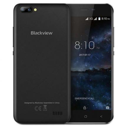 A7 Dual SIM Mobile Phone - 8GB - 1GB RAM - 3G - Wifi - Chocolate Black