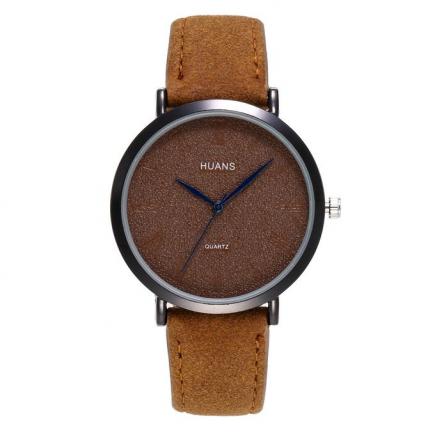 Hiamok_Luxury Men's   Lover's Watch Leather Analog Quartz  Watches Gift