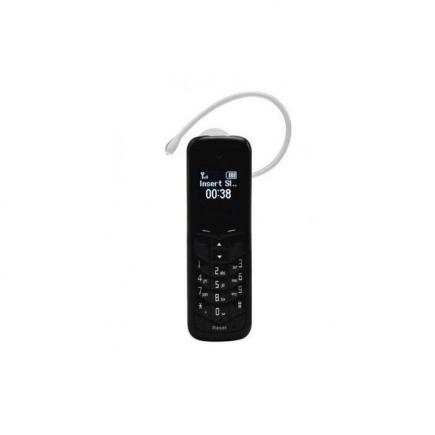 BM50 - 0.66 Mini Mobile Phone And Bluetooth Headset - Black